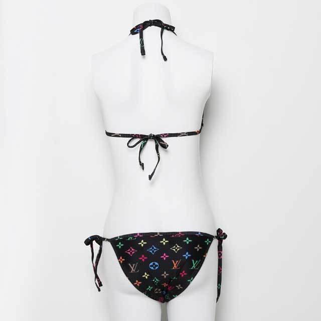 Printed Strappy Bikini Swimsuit