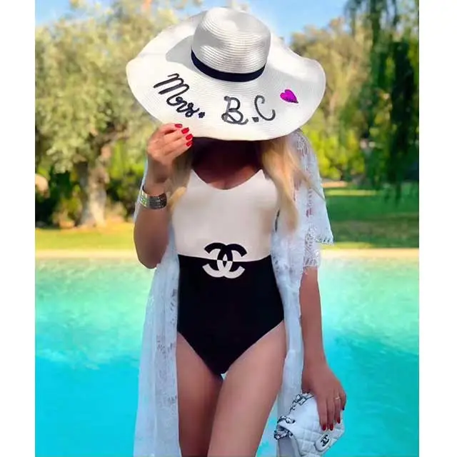 Color Block Fashion One Piece