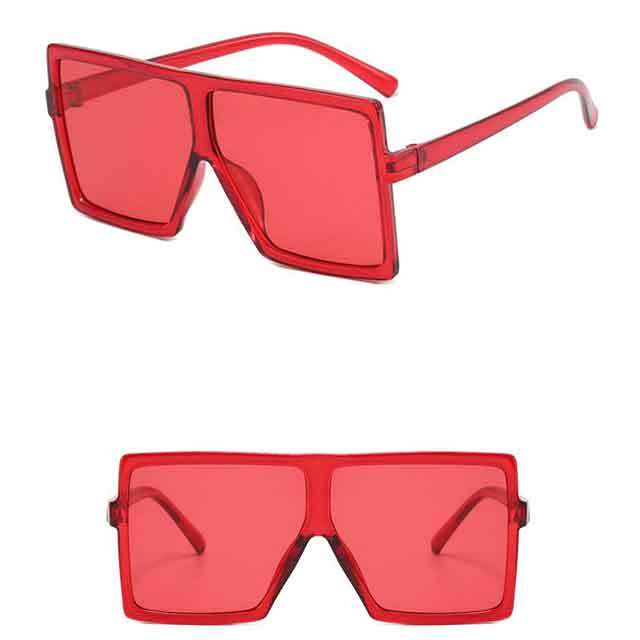 Large Square Frame Sunglasses