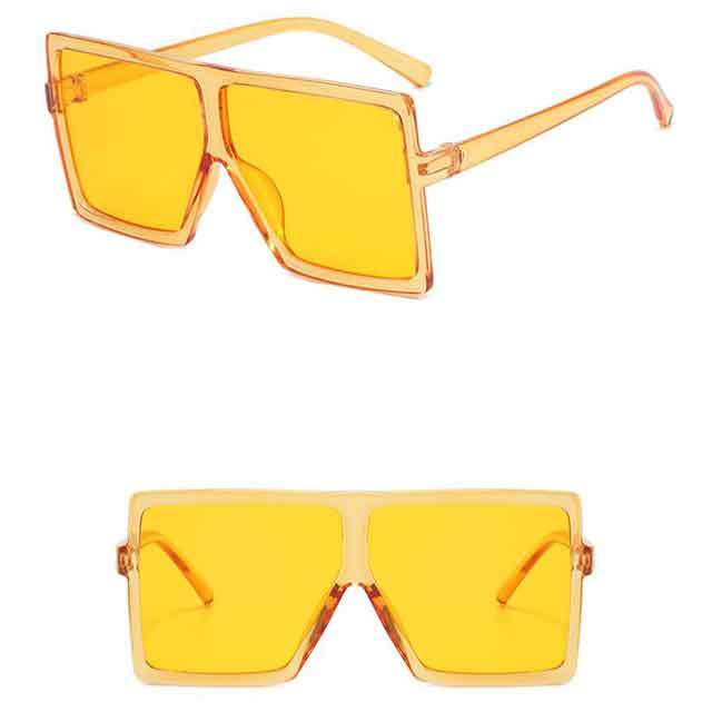 Large Square Frame Sunglasses