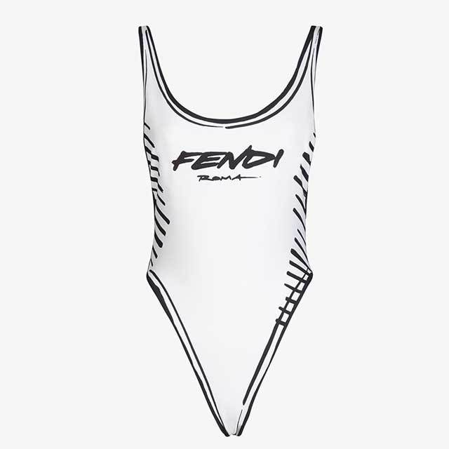 Backless Printed One Piece