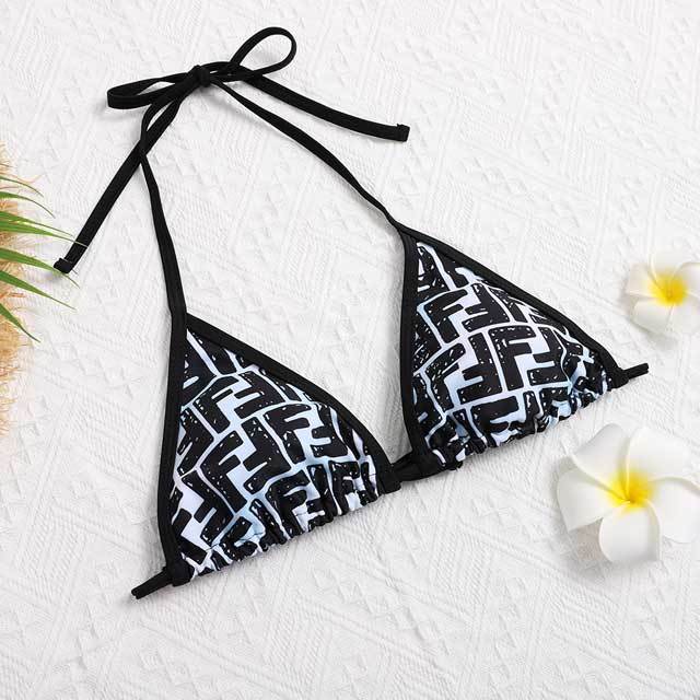 Letter Print Female Bathing Suit