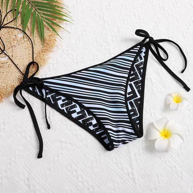 Letter Print Female Bathing Suit