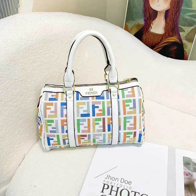 Fashion Print Ladies Crossbody Boston Bag