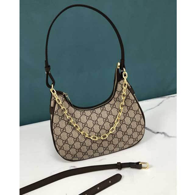 Chain Leather Fashion Ladies Underarm Bag