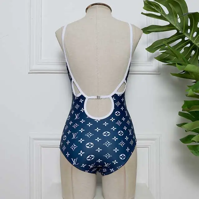 Backless Printed Sexy One Piece