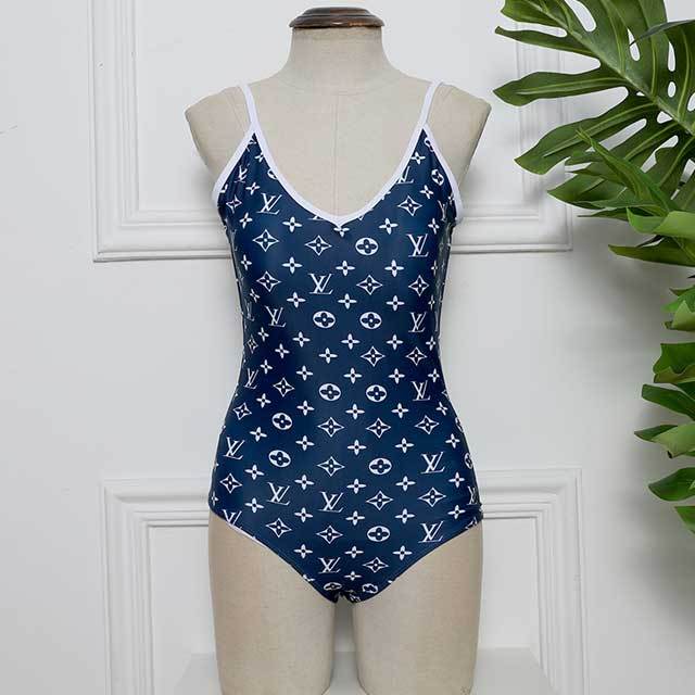 Backless Printed Sexy One Piece