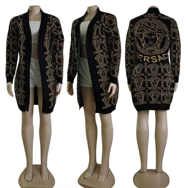 Fashion Design Knit Cardigan Coat