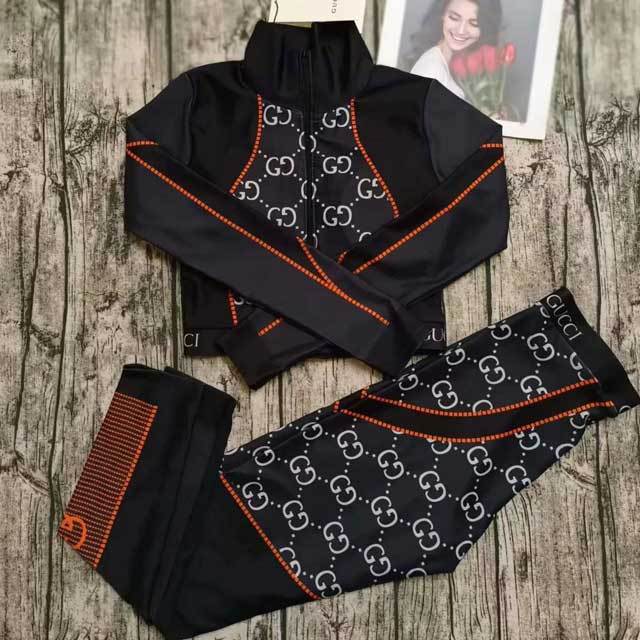 Long Sleeve Printed Casual Tracksuit