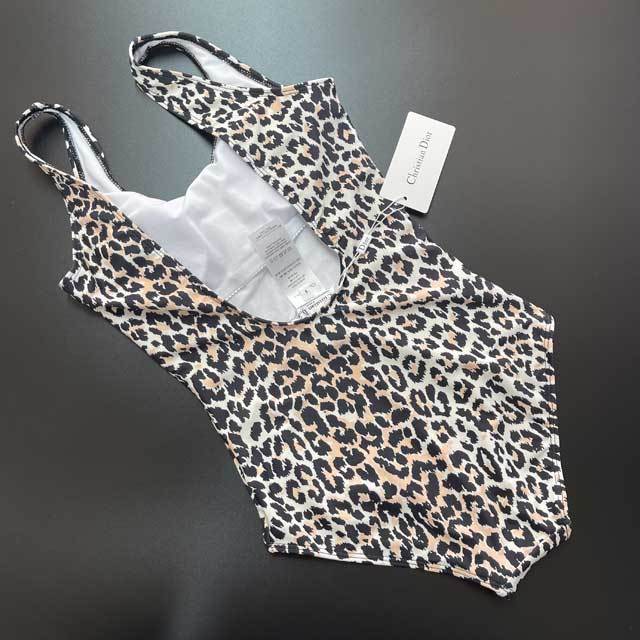 Leopard Print Backless One Piece