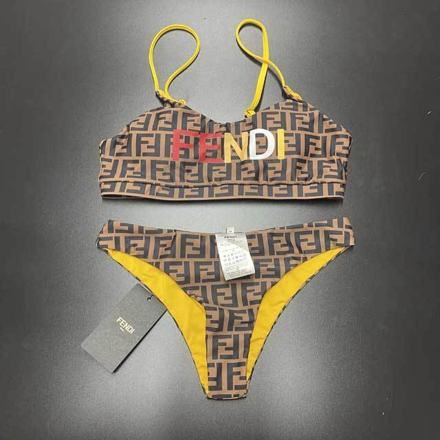 Letter Print Fashion Bikini Set