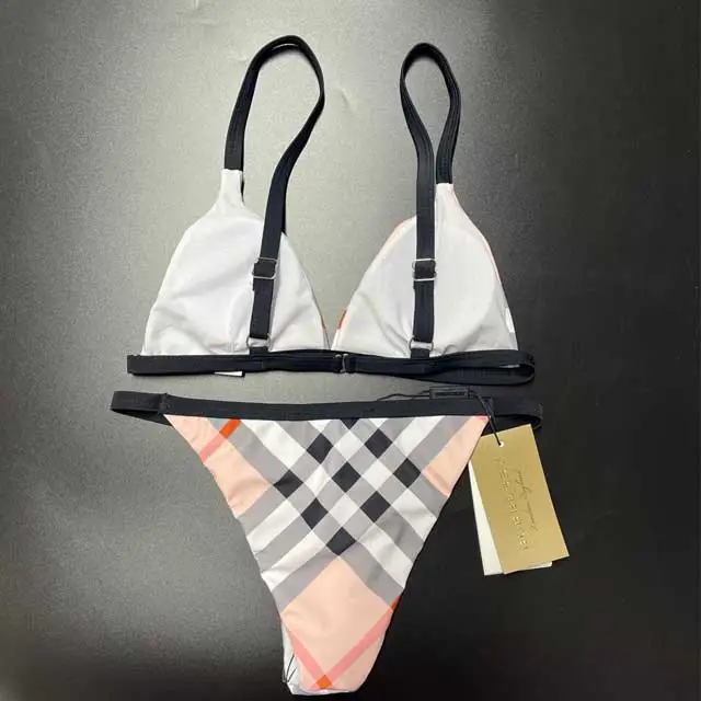 Plaid Print Sexy Bikini Swimsuit