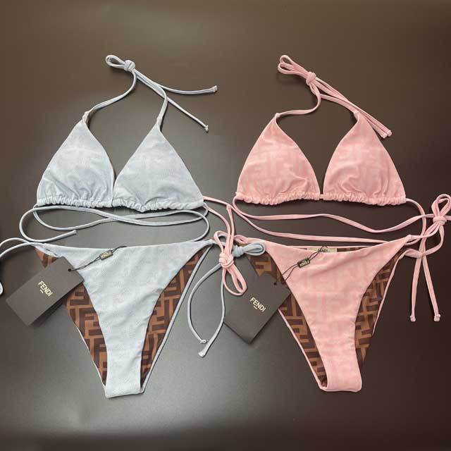 Printed Strappy Reversible Swimsuit