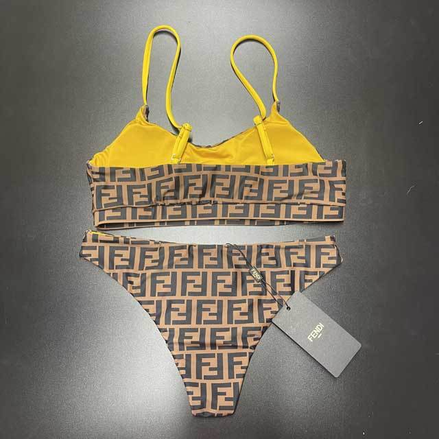 Letter Print Fashion Bikini Set