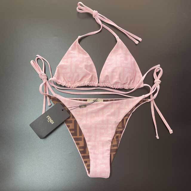 Printed Strappy Reversible Swimsuit