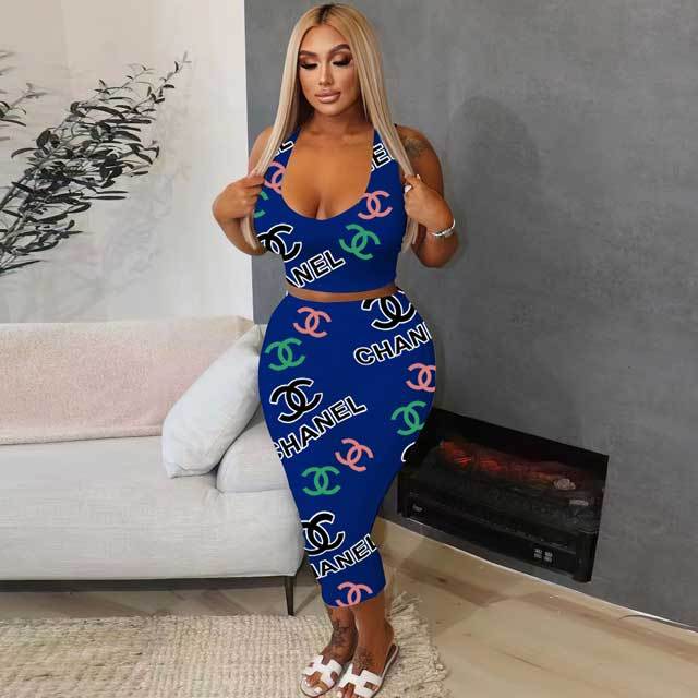 Printed Bodycon Skirt Set