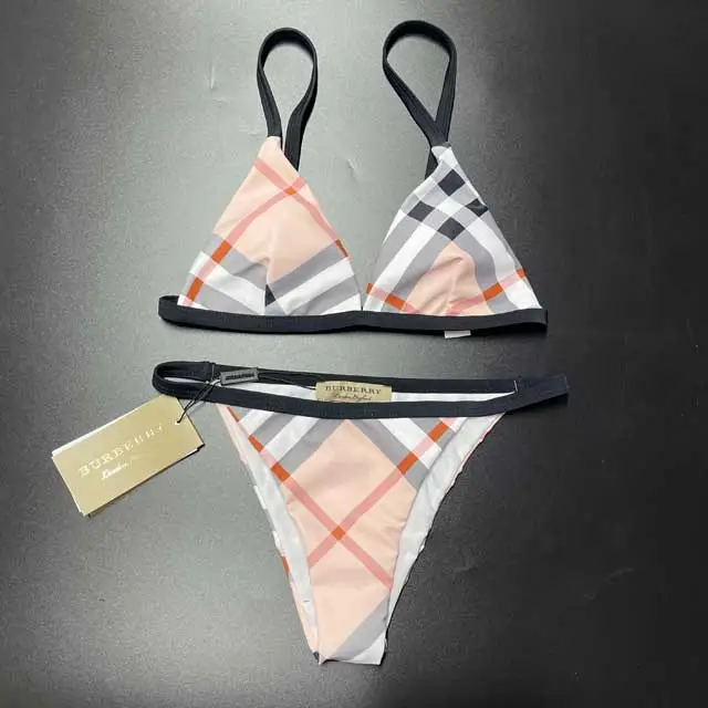 Plaid Print Sexy Bikini Swimsuit