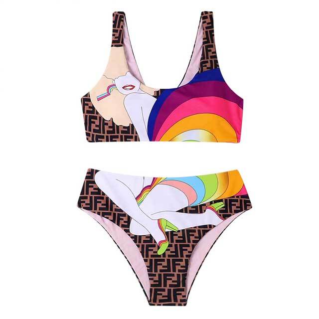 Printed Sexy Women Bathing Suit