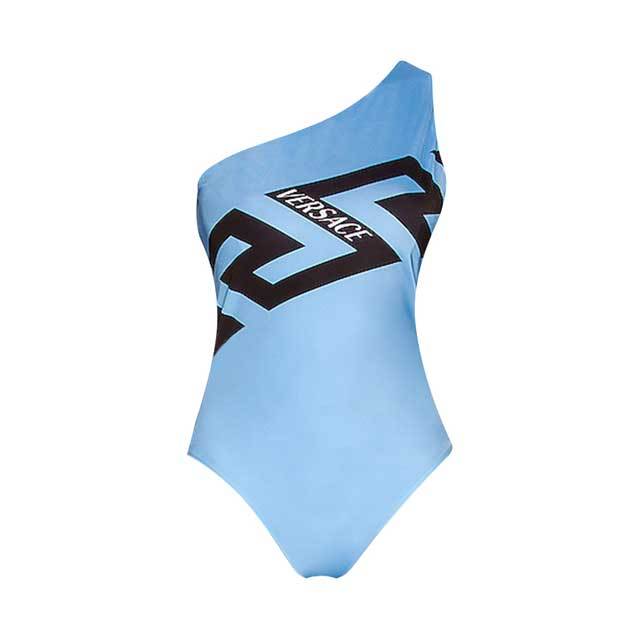 Single Shoulder Printed One Piece