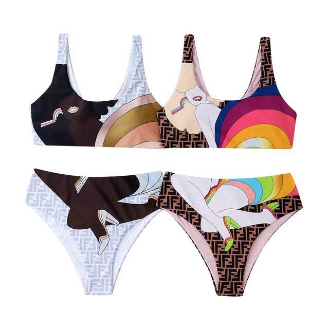 Printed Sexy Women Bathing Suit