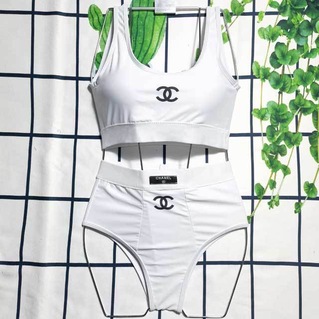 Chic Fashion High Waist Tankinis Set
