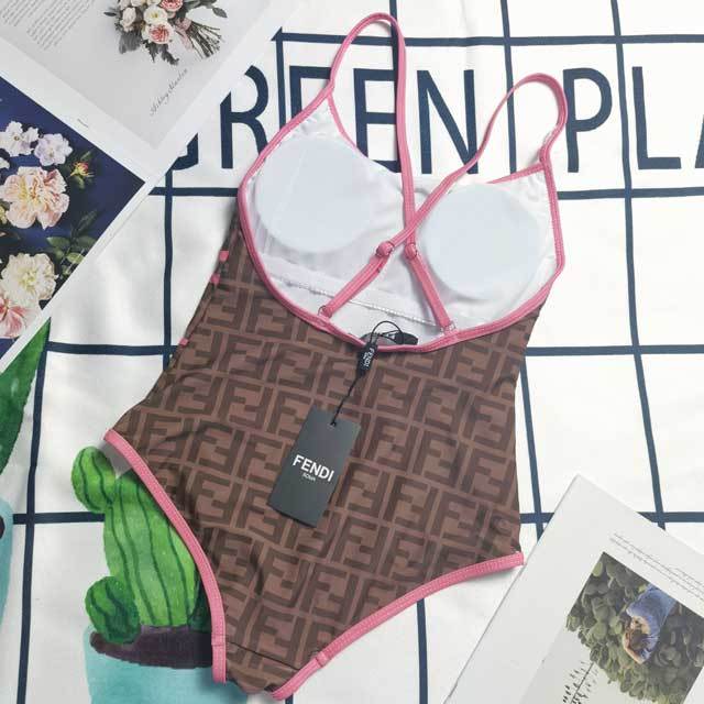 Letter Print Beach One Piece