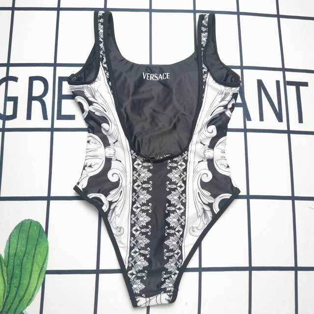 Printed Backless Beach Swimsuit