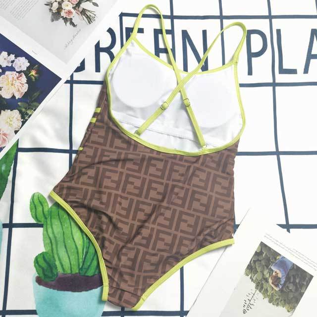 Letter Print Beach One Piece
