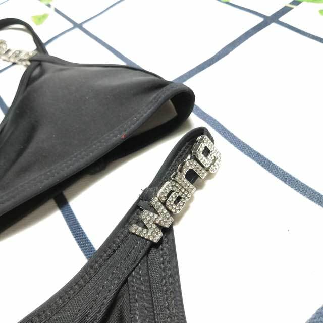 Rhinestones Detail Beach Swimsuit