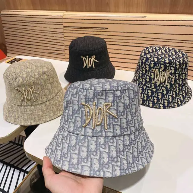 Letters Embrodiery Bucket Hat