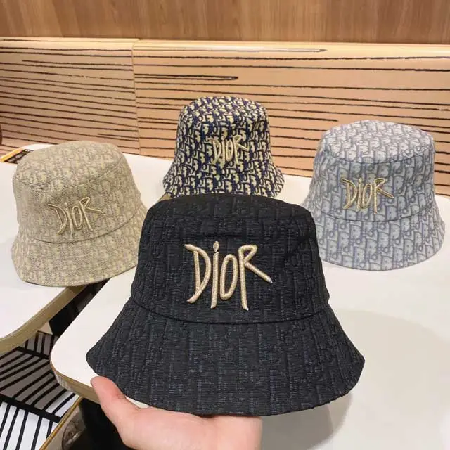 Letters Embrodiery Bucket Hat