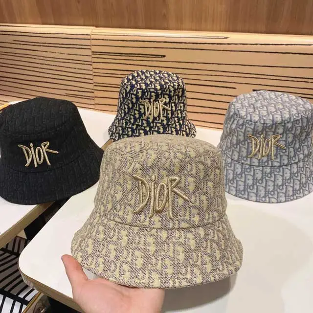 Letters Embrodiery Bucket Hat