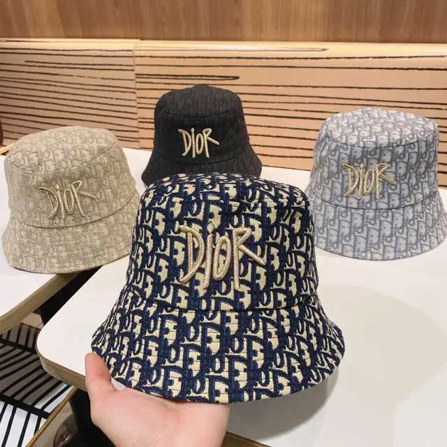 Letters Embrodiery Bucket Hat