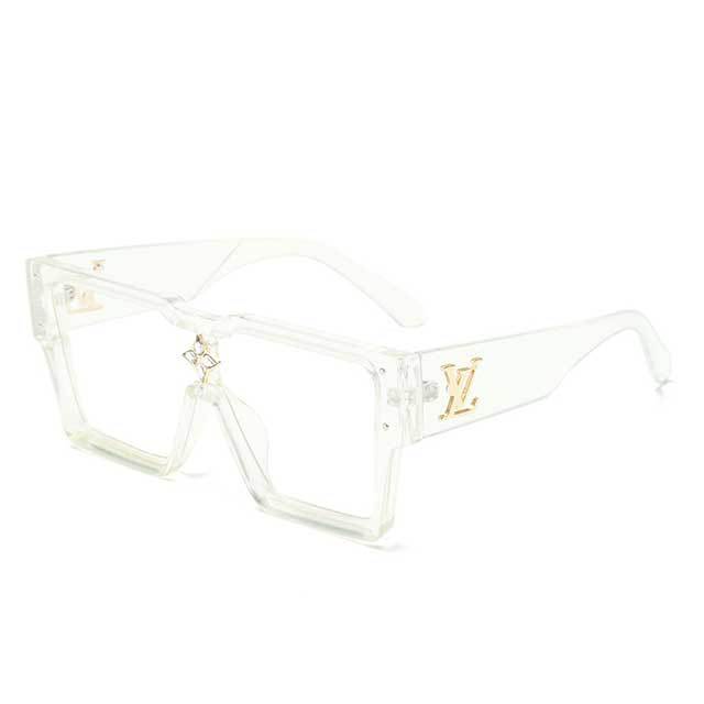 One-piece Diamond-studded Sunglasses