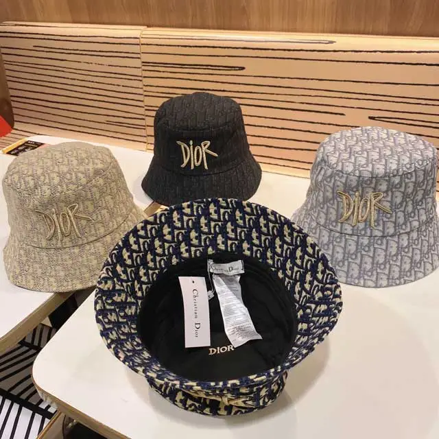 Letters Embrodiery Bucket Hat