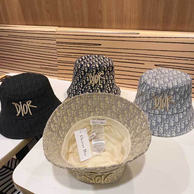 Letters Embrodiery Bucket Hat
