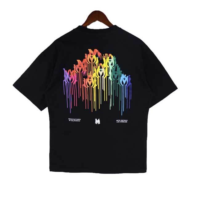 Gradient Print Cotton Tees