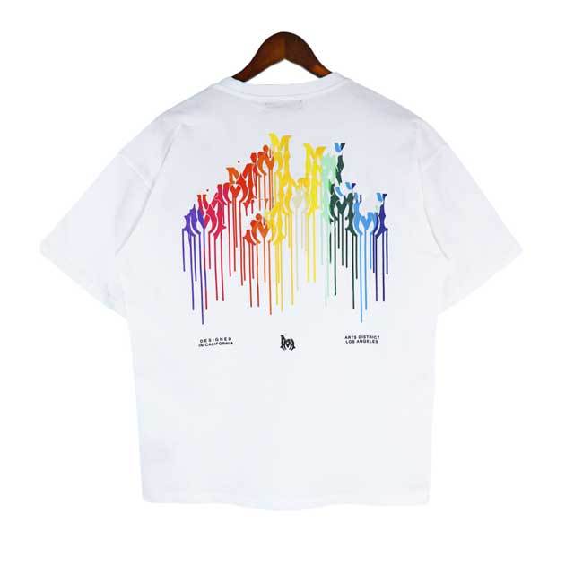 Gradient Print Cotton Tees