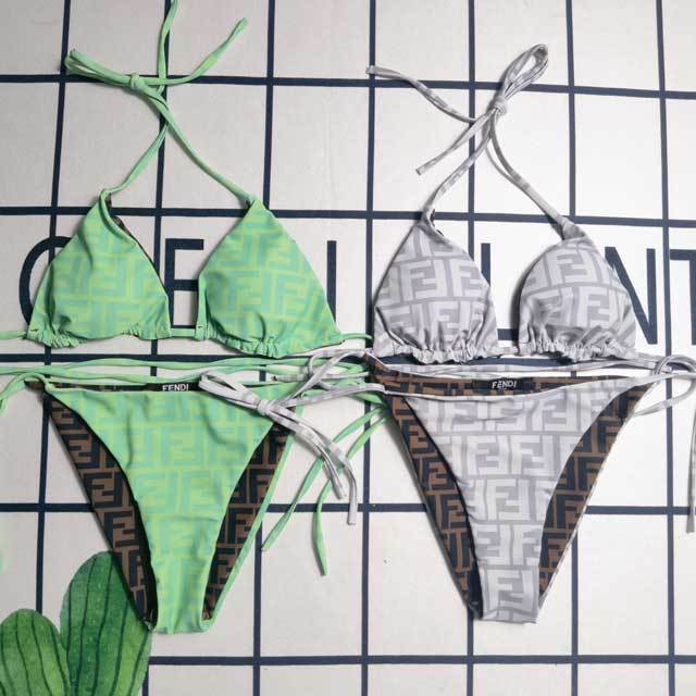 Strappy Printed Bikini Set