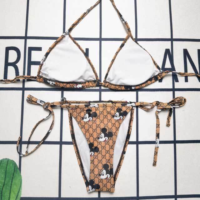 Cartoon Print Women Bikini Set