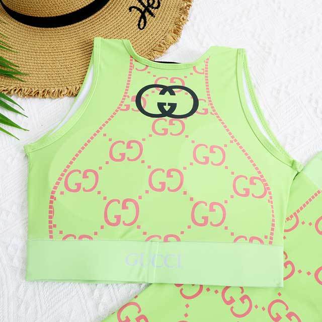 Printed Tank Top Fitness Short Set