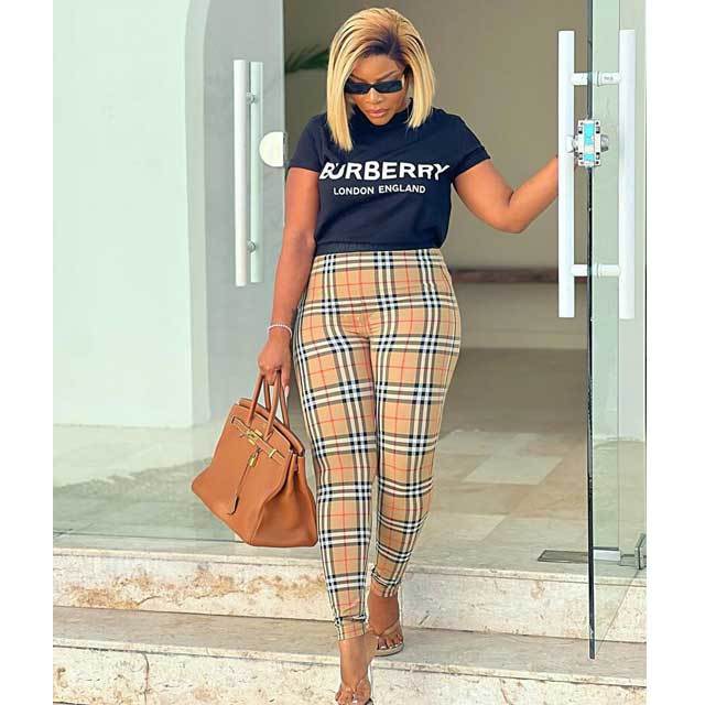 Plaid Print Casual Pants Suit