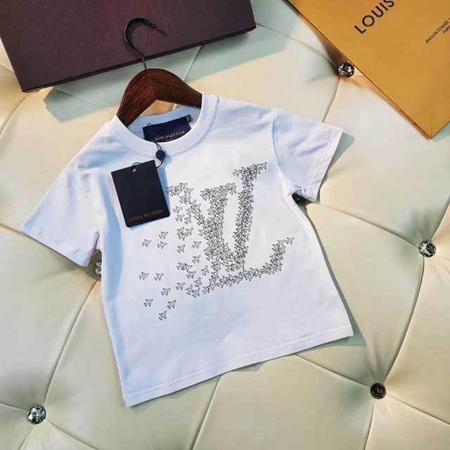 Letter Print Casual Children Set