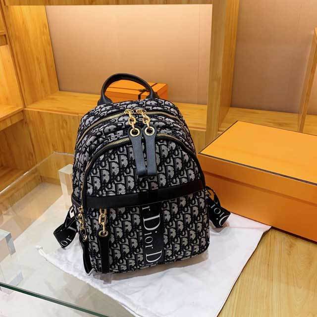 Zipper Fashion Print Travel Backpack