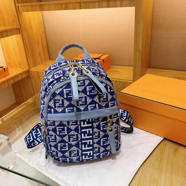 Zipper Fashion Print Travel Backpack