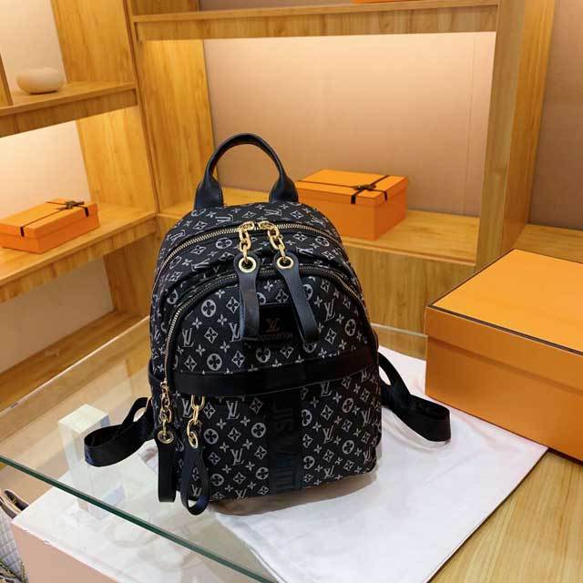 Zipper Fashion Print Travel Backpack