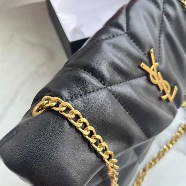 Gold Chain Women Leather Shoulder Bag