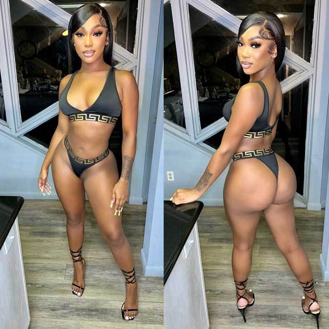 Women Printed Fashion Bikini Set