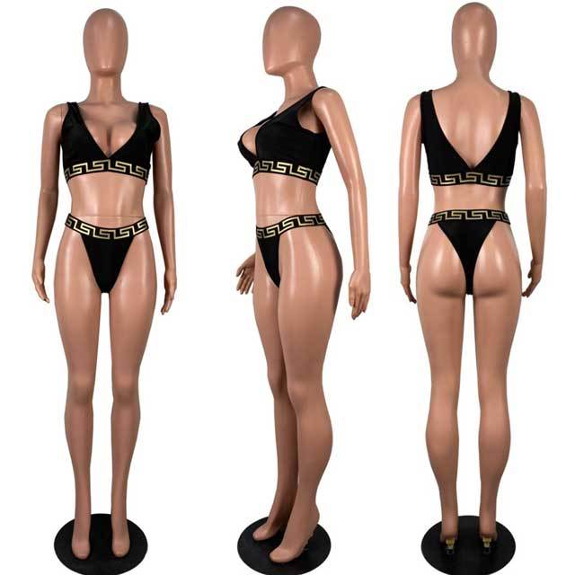 Women Printed Fashion Bikini Set