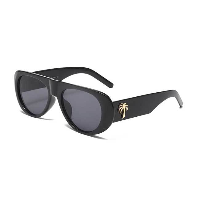 Oval Frame Fashion Sunglasses